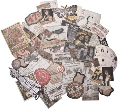 Tim Holtz Idea-ology Thrift Shop Ephemera Pack, 54 Count