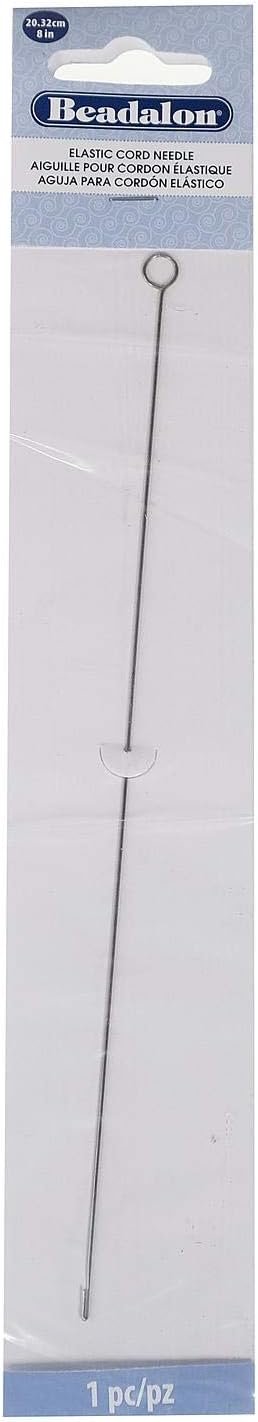 Beadalon Elastic Cord 8IN 1P Needle