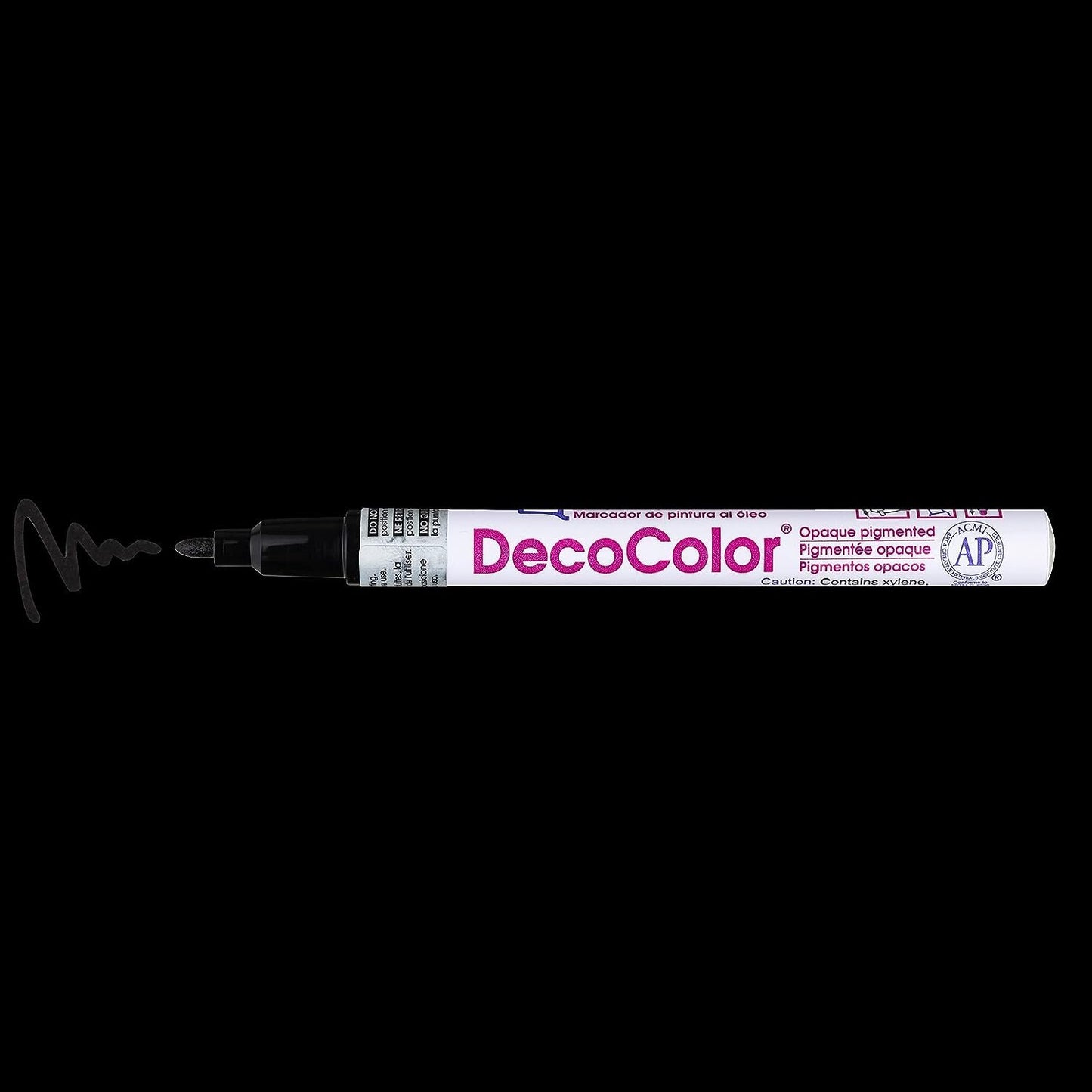 UCHIDA 200-C-1 Marvy Deco Color Fine Point Paint Marker, Black