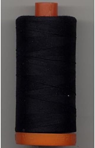 Aurifil A1050-2692 Mako Cotton Thread Solid 50WT 1422Yds Black