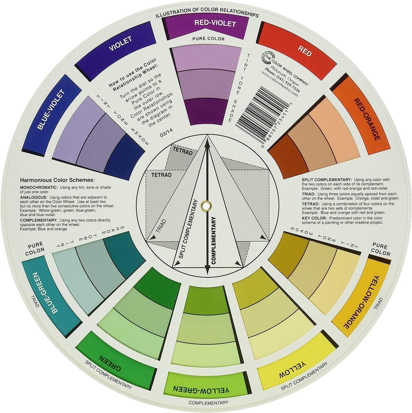 Cox Color Wheel-9.25-inch, 2.1 x 27.4 x 32.480000000000004 cm, Multicolor