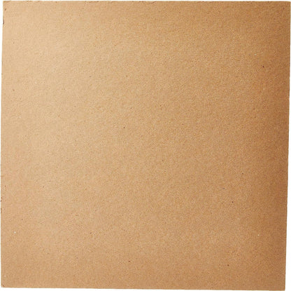 Medium Weight Acid-Free 0.057” Chipboard Sheets, Create Three-Dimensional Embellishments for Cards, Papercrafts, Mixed Media, Home Décor, and More, 12 x 12, Natural, 25 Count