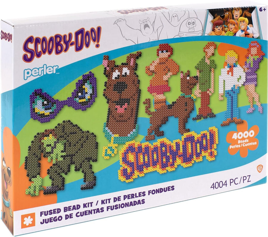 Perler Deluxe Box Scooby Doo Fuse Bead Kit for Kids and Adults, Multicolor 4006 Piece, Small