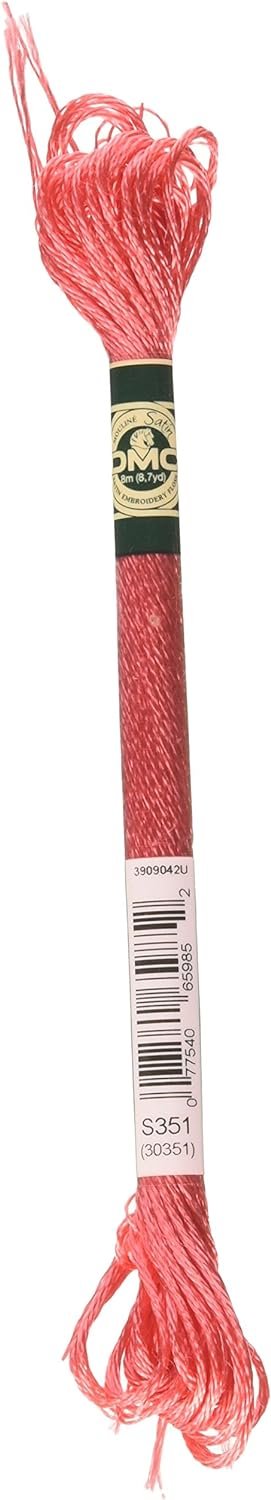 DMC Satin Floss 8.7yd, Coral
