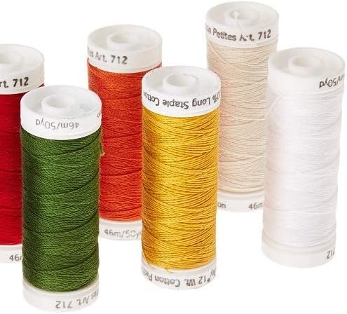 Sulky 712-30 Central Collection Crossroads Cotton Petites 12 Weight (10 Pieces Per Pack), Multicolor