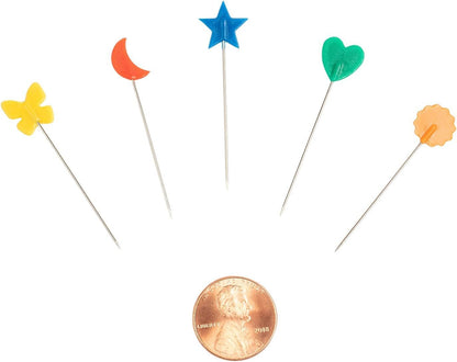 SINGER 00359 Decorative Head Straight Pins, 100-Count