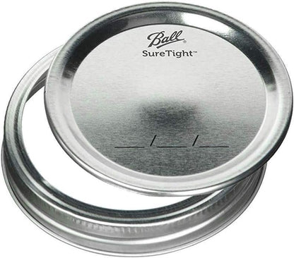 Ball Wide Mouth Pint 16-Ounces Mason Jars with Lids and Bands, (Set of 3)