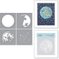 Spellbinders Stencil, Layered Full Moon