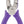 Load image into Gallery viewer, McGill 2&quot; Reach Punchline Hole Punch, 1/8 Inch Round, Chrome/Purple (MCG52400C)
