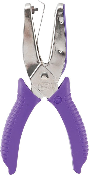 McGill 2" Reach Punchline Hole Punch, 1/8 Inch Round, Chrome/Purple (MCG52400C)