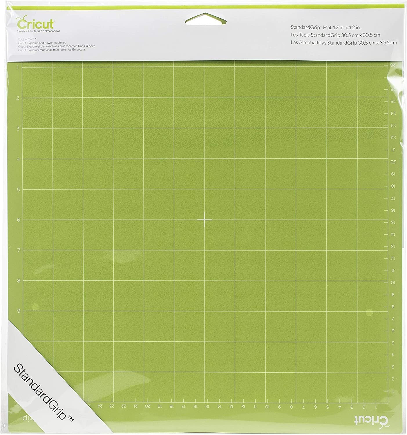 Cricut Standard Grip Mat, 12"x24", 2 Mats