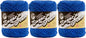 Bulk Buy: Lily Sugar 'n Cream Solids 100% Cotton Yarn (3-Pack) (Dazzle Blue #1131)