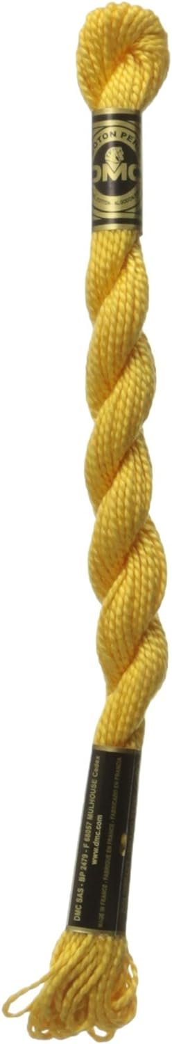 DMC 115 3-743 Pearl Cotton Thread, Medium Yellow