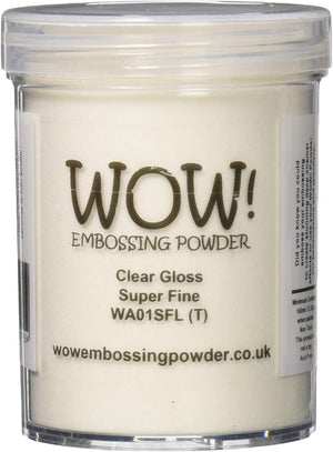 Wow Embossing Powder Large Jar 160ml-Clear Gloss