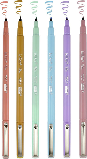 Uchida Of America Le Pen Flex Pastel Colors Art Supplies, 6 Count (Pack of 1)