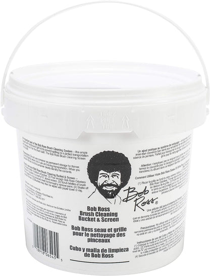 Bob Ross R6545 Cleaning Bucket & Screen-White