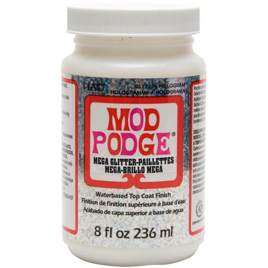 Mod Podge Mega Glitter Hologram 8oz