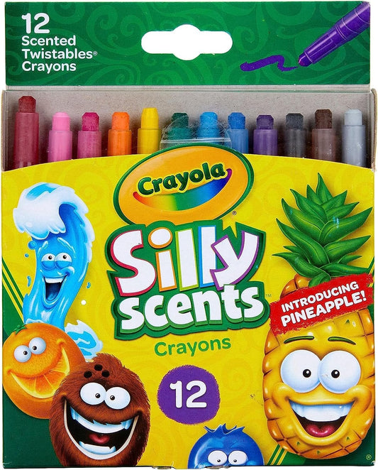 Crayola Silly Scents Twistables Crayons, 12 Count, Coloring Supplies, Gift for Kids