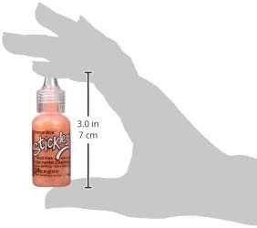 Ranger Stickles Glitter Glue, 0.5 oz, Orange Slice