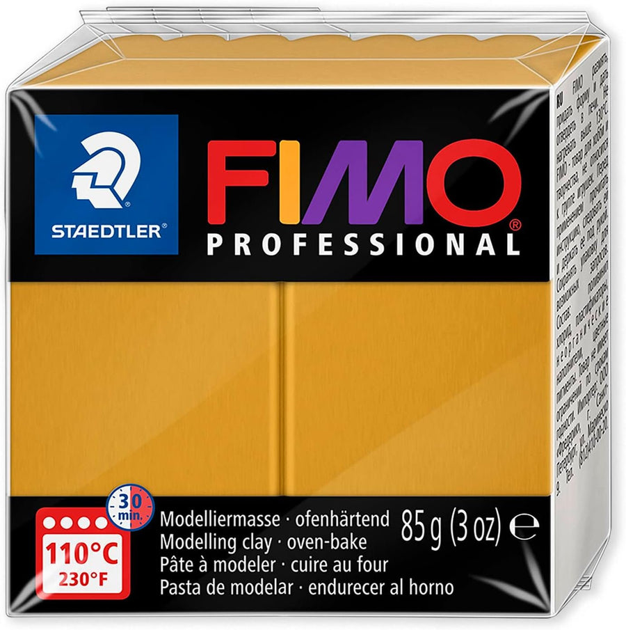 Staedtler 8004 FIMO Professional Oven-Hardening Polymer Modelling Clay - Pack of 9 x 85g Blocks - Warm Neutral Set