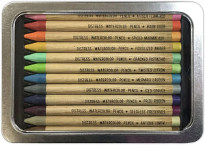 Tim Holtz Distress Watercolor Pencils Set 1, 2 and 3-36 Woodless Watercolor Pencils