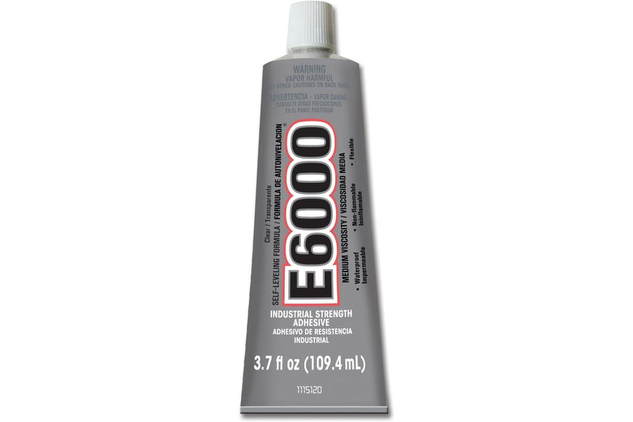 Eclectic Products 230021 2 Pack 3.7 oz. E-6000 Medium Viscosity Multi-Purpose Adhesive Uncarded, Clear