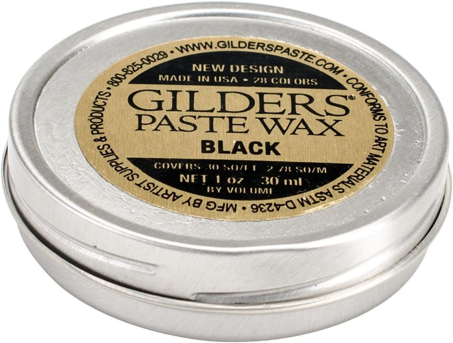 Baroque Art Gilders Paste 1 Ounces-Black