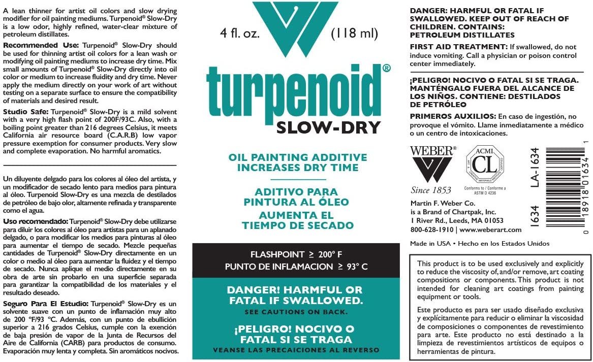 Weber 1634 Turpenoid Light Bottle