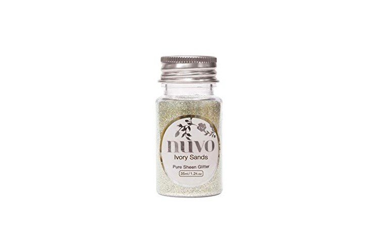 Tonic Studios Nuvo Glitter Ivory Sands, Yellow