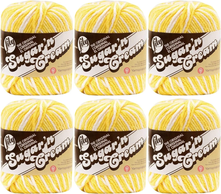 Lily Sugarn Cream Yarn Yarn Ombres (6-Pack)