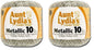 Aunt Lydia's Crochet Cotton Metallic Crochet Thread Size 10 (2 - Pack) (Silver/Silver)