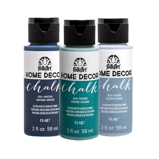 FolkArt Home Decor Chalk Paint; 2oz. (12 Colors)