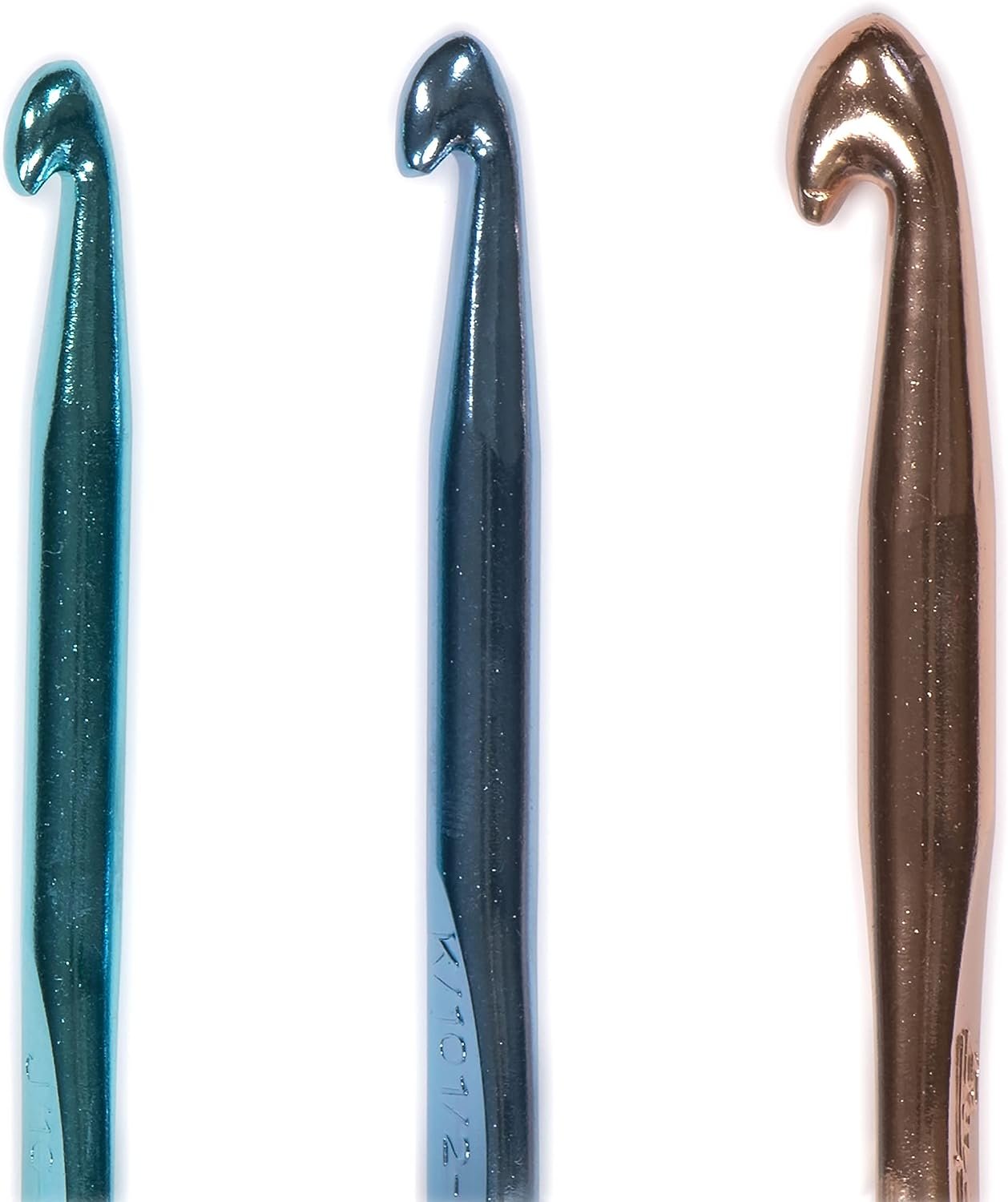 Boye Rounded Aluminum Crochet Hook Set, Sizes J-N