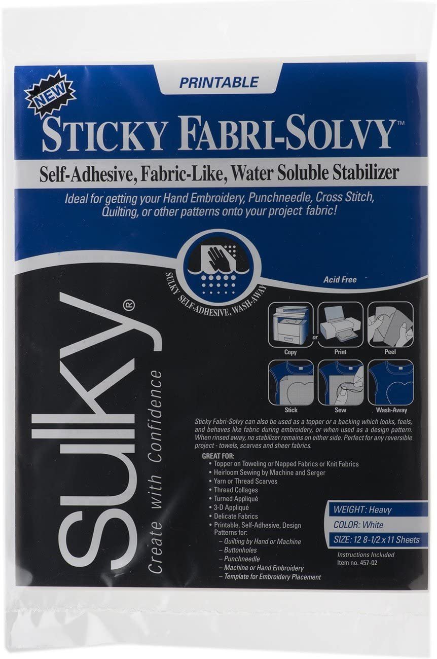 Sulky 8-1/2-Inch by 11-inch Printable