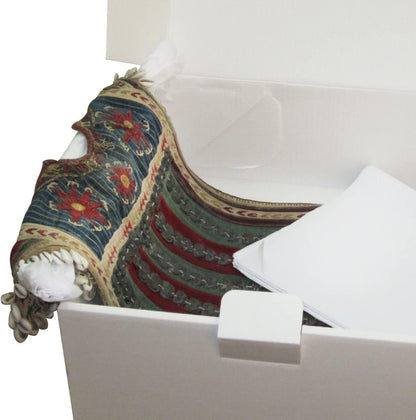S.A. RICHARDS 1407 Prop-IT Museum Quality, Acid-Free Storage Chests for Textiles, XL (6 in x 40 in x 18 in)