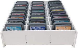 Ink Pad Storage Holder and Stamp Pad Storage for Distress Oxide Ink and Others Sits Horizontal or Vertical - Stores 24 Ink Pads Craft Storage Organizer