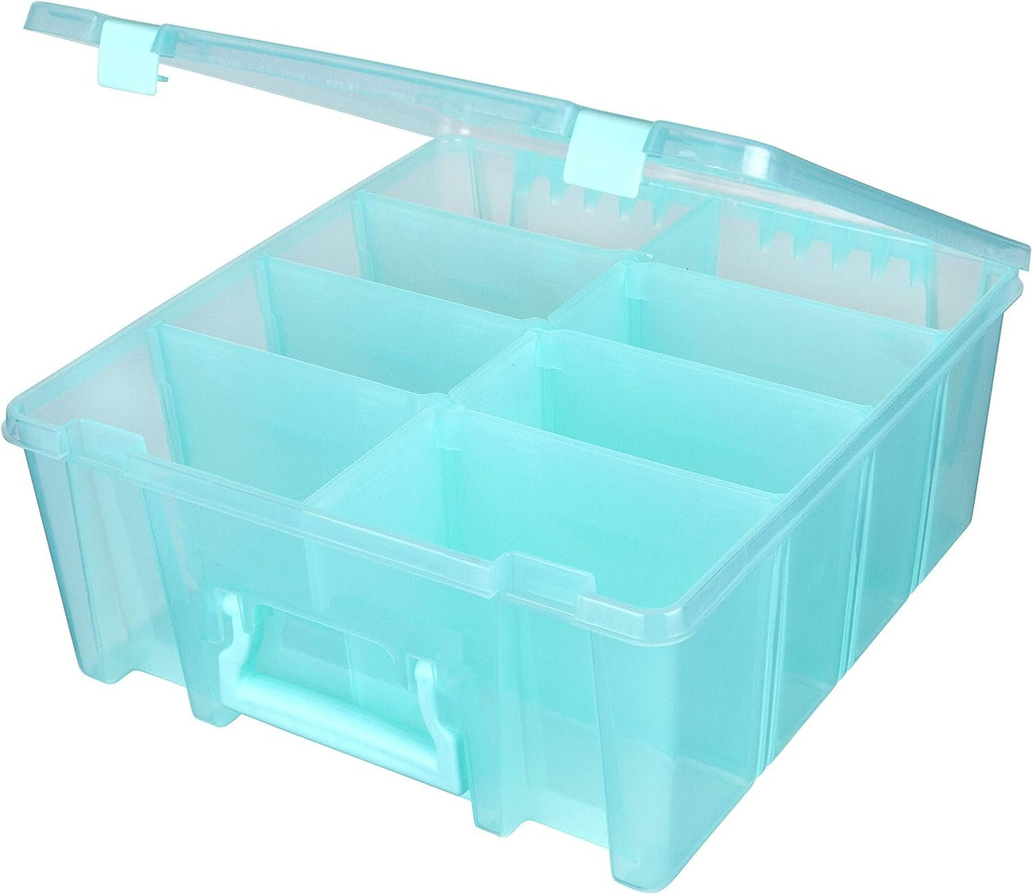 ArtBin Artbin Super Satchel Double Deep, Aqua Mist, 1 Pack, Model:6990AA