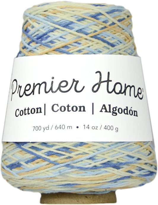 Premier Yarns Home Cotton Yarn-Multi Cone-Rustic Blue