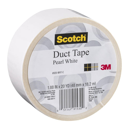 3M 920-WHT-C 20 Yards Pearl White Duct Tape3