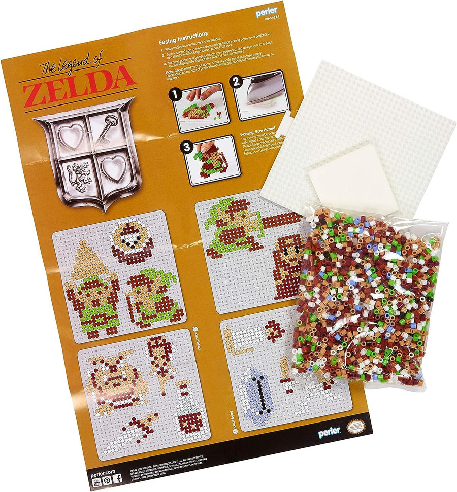 Perler Beads Link Legend of Zelda Fused Bead Kit, 2002pc.