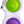 Load image into Gallery viewer, Fat Brain Toys Simpl Dimpl - Simple Dimple - Purple/Lime - Popping Fidget Keychain
