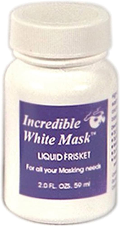 Grafix WM2 White Mask Liquid Frisket, 2-Ounce