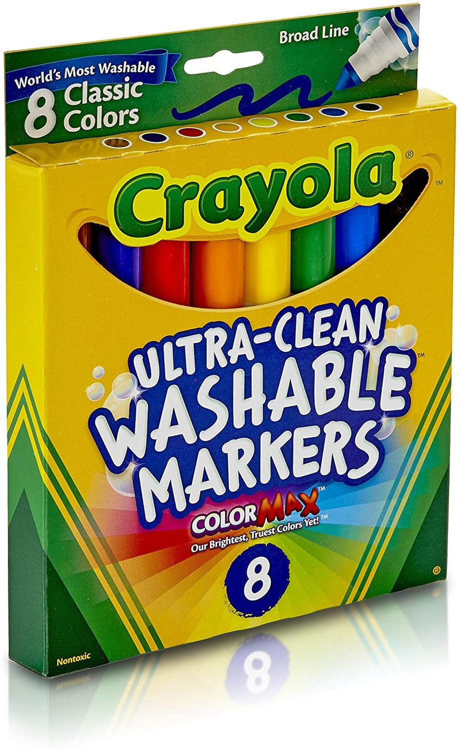 Crayola 8 Ct Broad Line Washable Markers