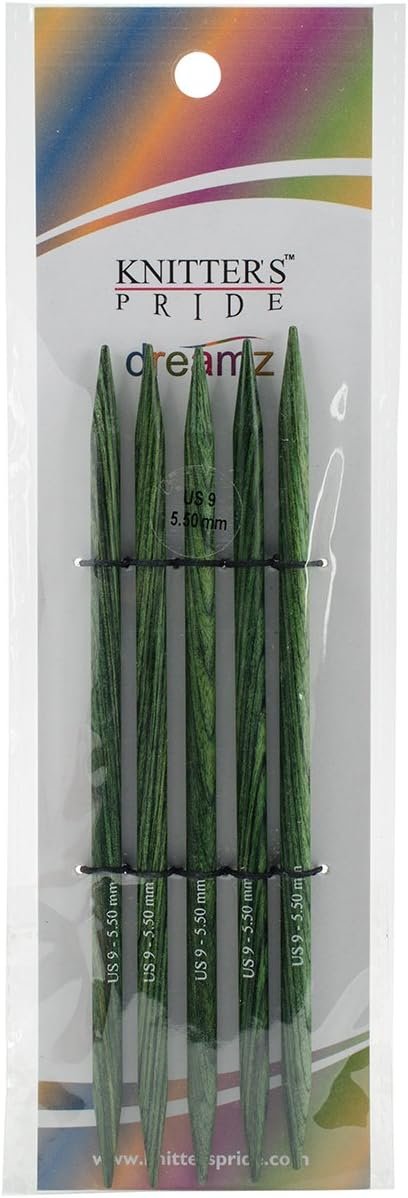 Knitter's Pride-Dreamz Double Pointed Needles 6", Size 9/5.5mm