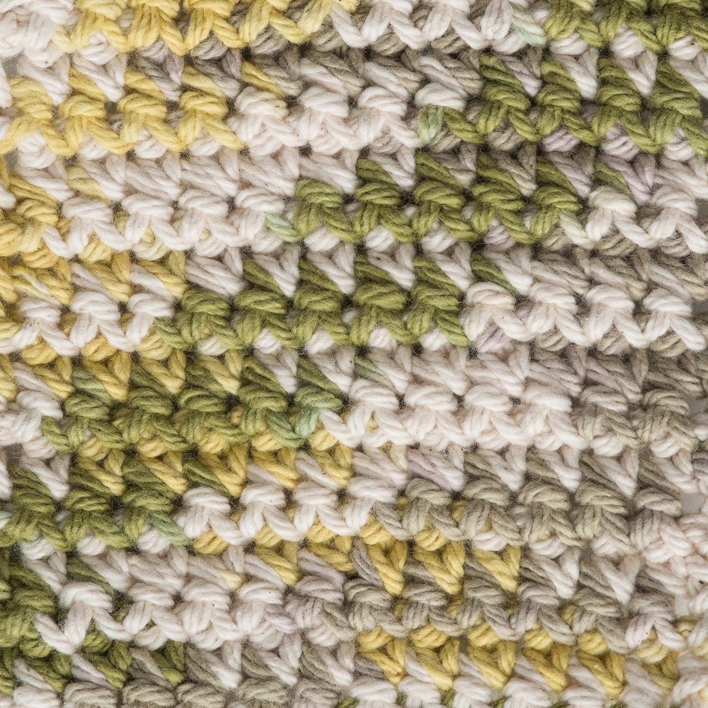 Lily Sugar 'N Cream The Original Ombre Yarn, 2oz, Gauge 4 Medium, 100% Cotton, Guacamole - Machine Wash & Dry