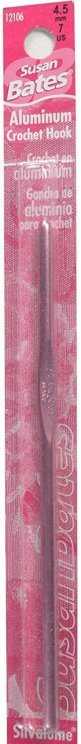 Susan Bates Silvalume 5.5" Crochet Hook (US H, 5.0 mm Hook)