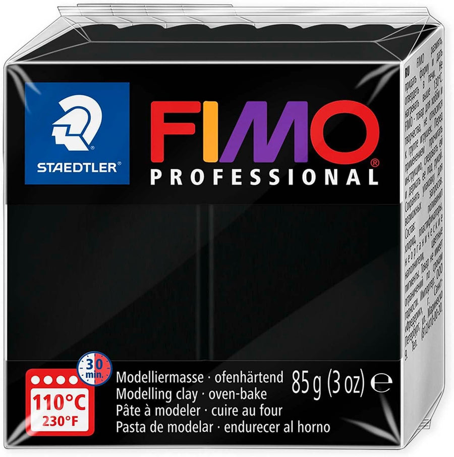 Staedtler 8004 FIMO Professional Oven-Hardening Polymer Modelling Clay - Pack of 9 x 85g Blocks - Warm Neutral Set