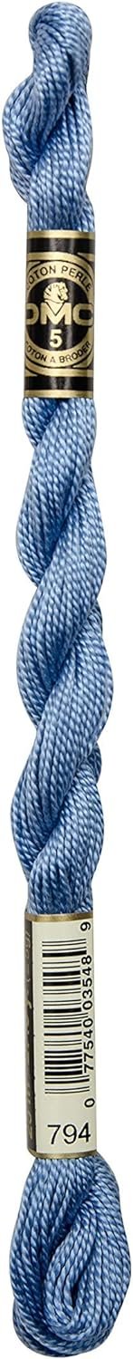 DMC 115 3-794 Pearl Cotton Thread, Light Cornflower Blue