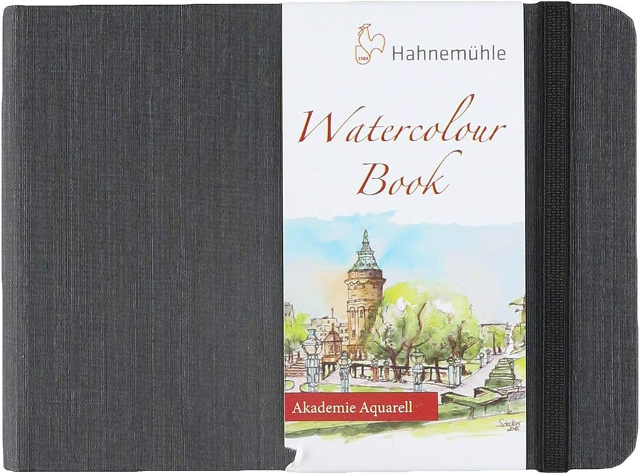 Watercolour Book 200 G/M2, Watercolor Notebook, Tam A6 Landscape, 30 Fls, Hahnemuehle, White (10628810)