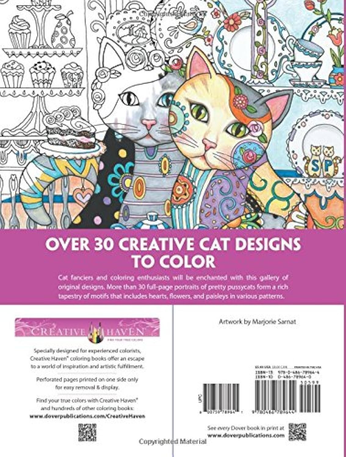 Creative Haven Creative Cats Coloring Book (Adult Coloring Books: Pets)